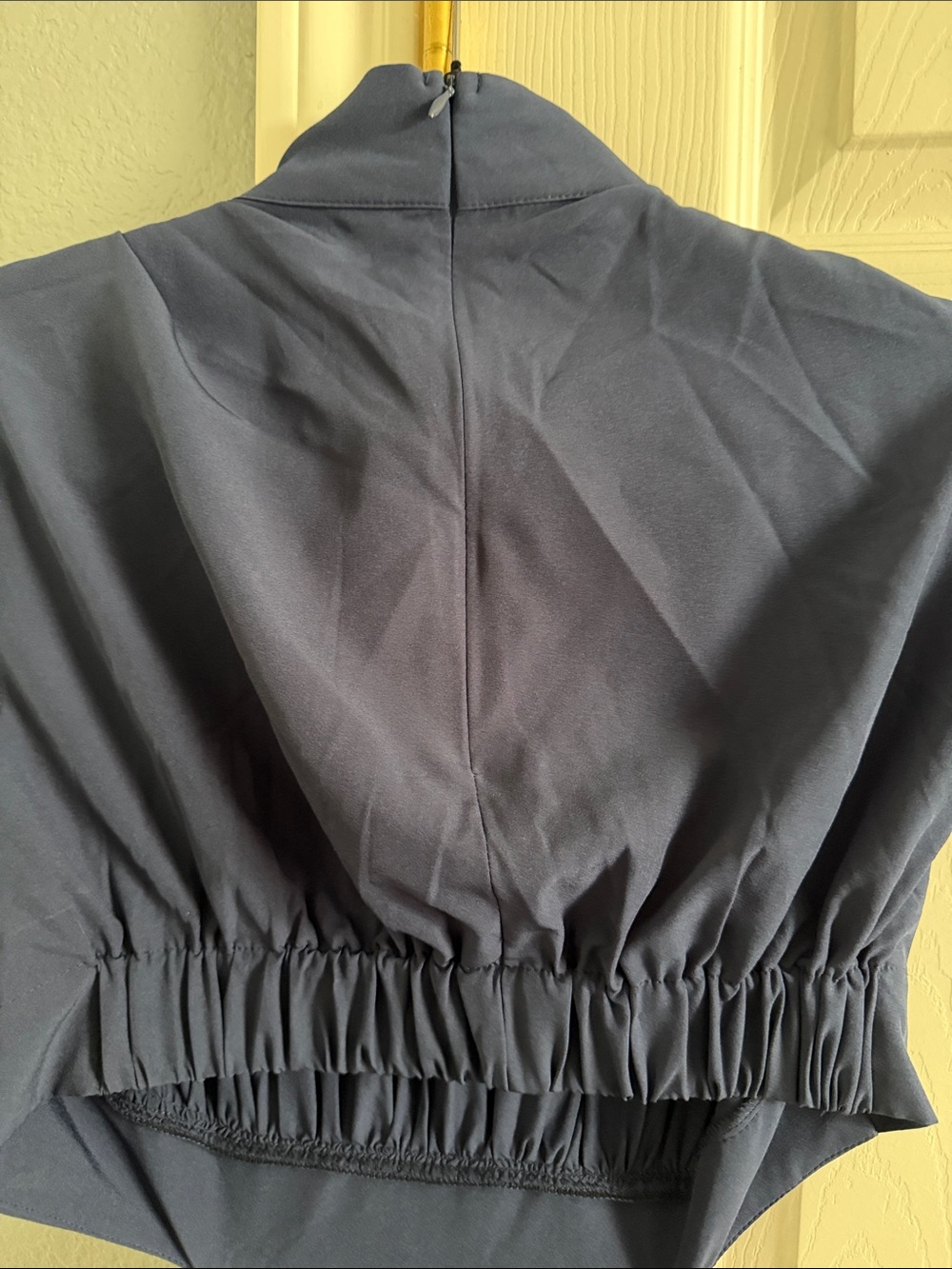 Commense Navy Maxi Dress with Pleated Bodice - Picture 5 of 7